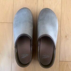 Dansko clogs Brenna Taupe Burnished Suede beige size 41